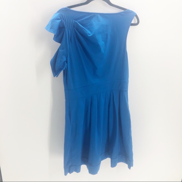 Diane Von Furstenberg Tinned Cobalt Blue Dress 10 - Picture 4 of 5
